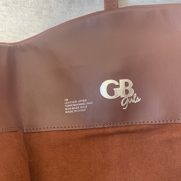 GB Girls Soft Brown Leather Equestrian Riding Boots NWOB - Picture 10 of 13